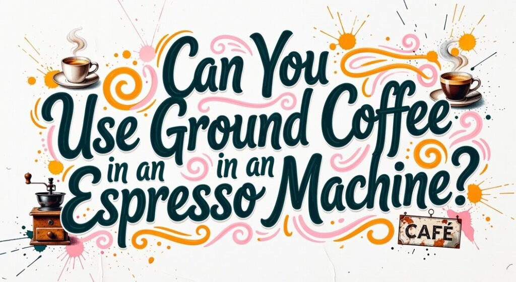 ground coffee not espresso ready