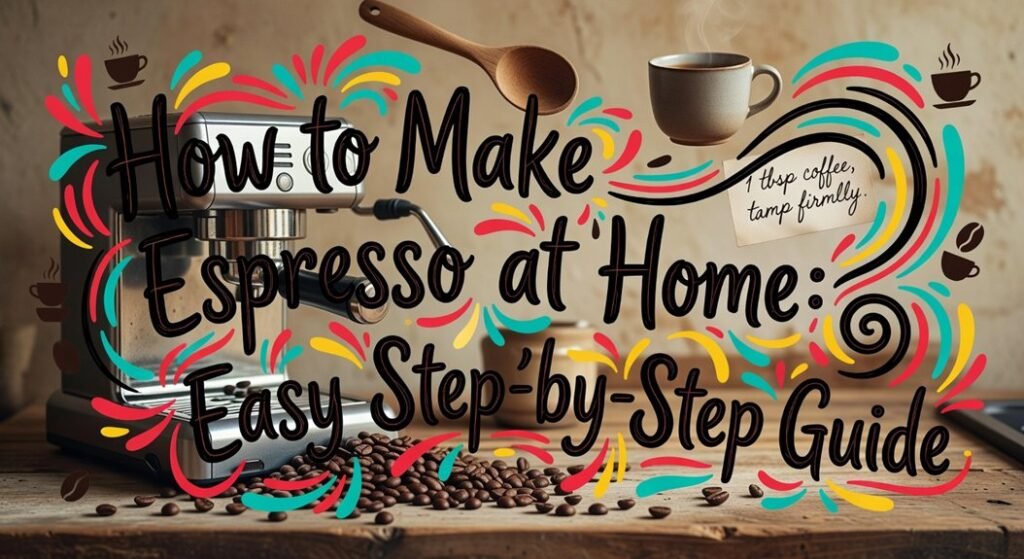 home espresso step by step