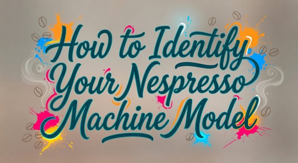identify nespresso machine model