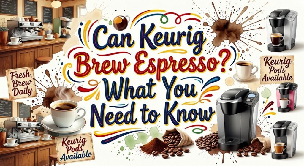 keurig espresso capability overview