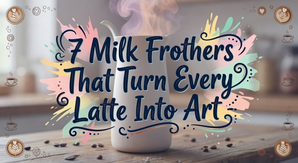 latte art milk frothers