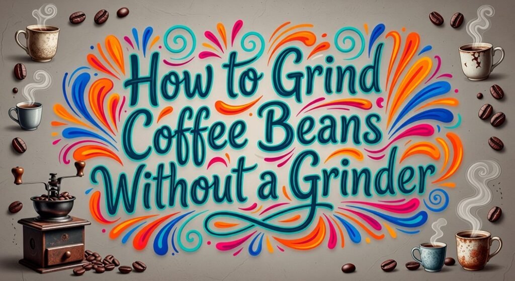 manual coffee bean crushing