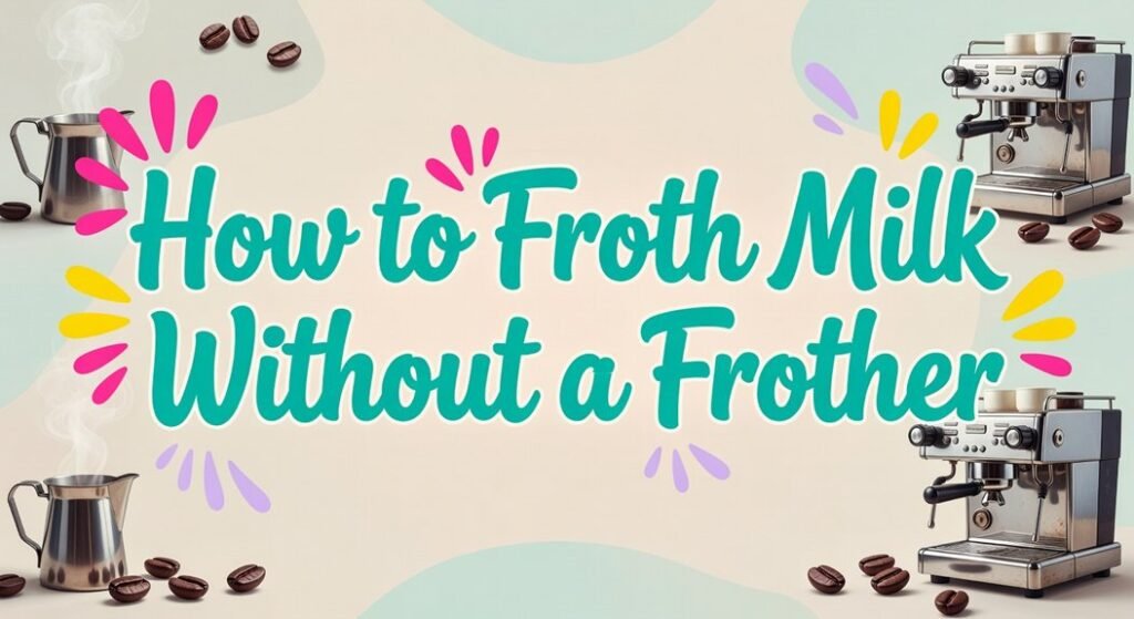 manual milk frothing techniques
