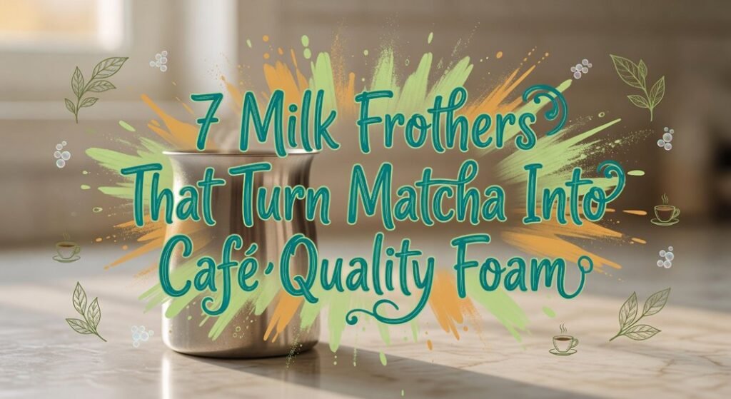 matcha foam milk frothers