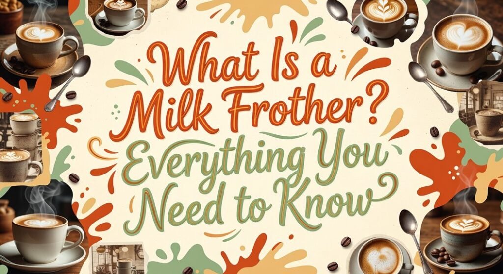 milk frothing device overview