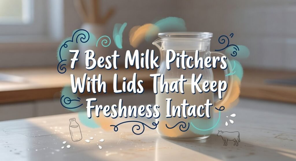 milk pitchers with fresh keeping lids