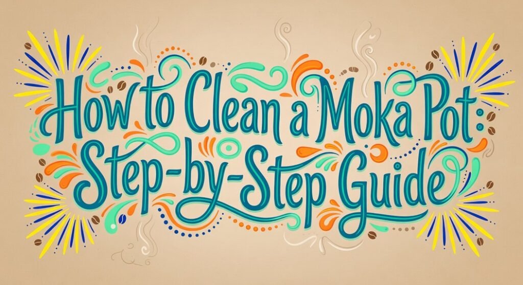 moka pot cleaning steps