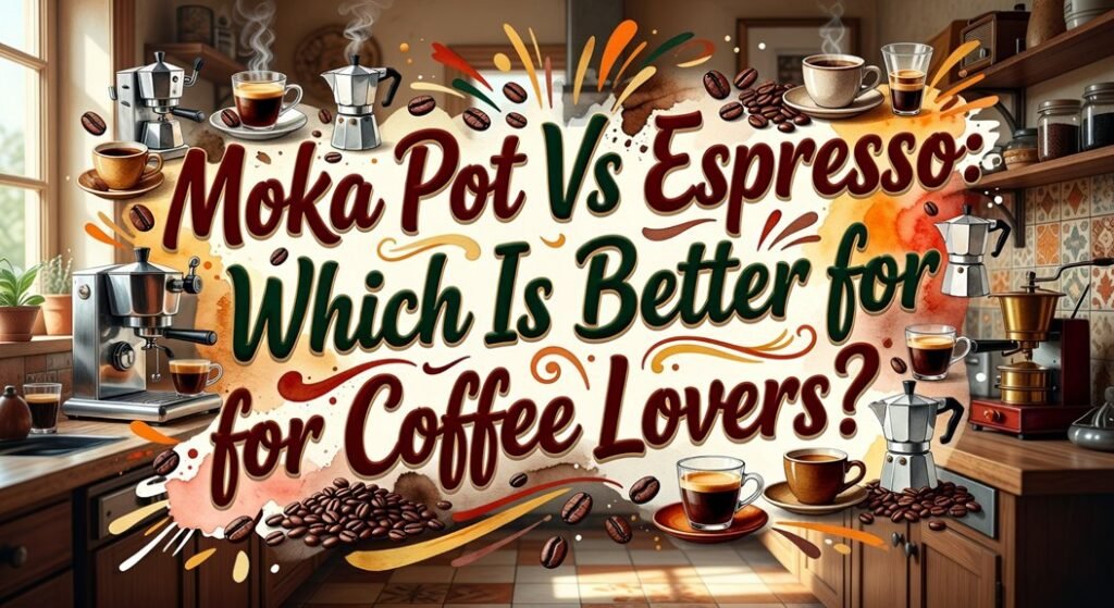 moka pot vs espresso which