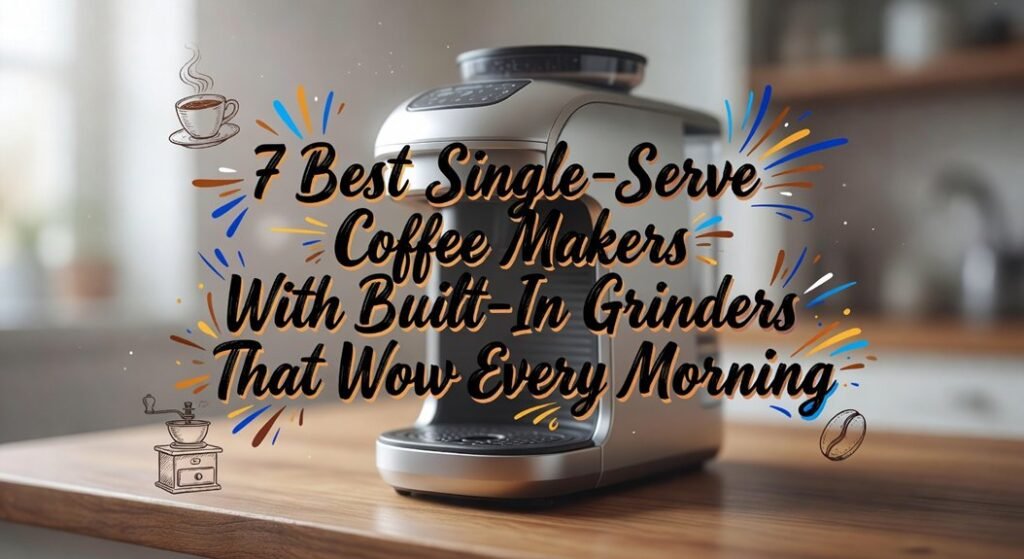 morning coffee with built in grinder