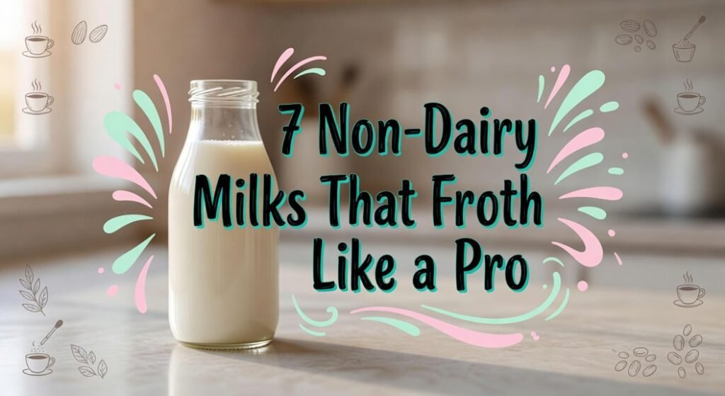 non dairy milks frothing expertly