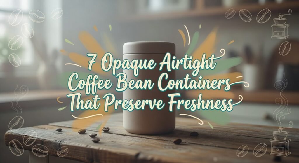 opaque airtight coffee containers