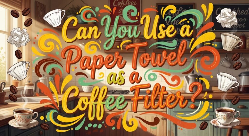 paper towel coffee filter