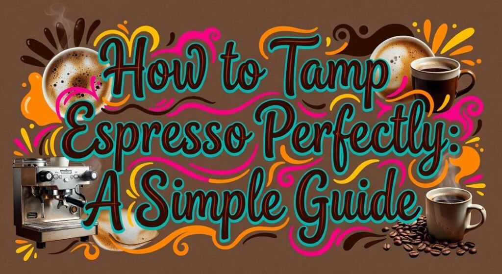perfect espresso tamping technique
