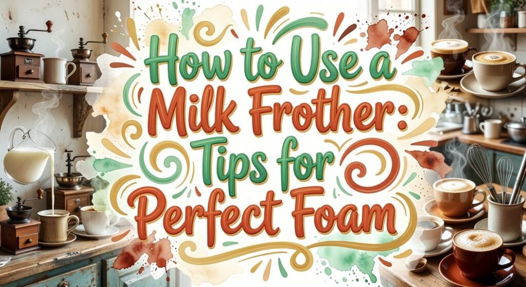 perfect milk frothing tips