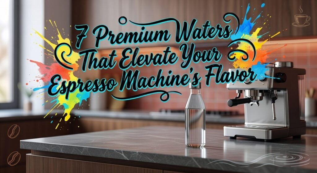 premium waters enhance espresso flavor