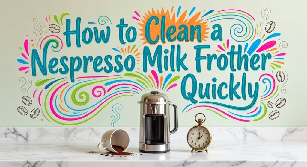 quick nespresso frother cleaning