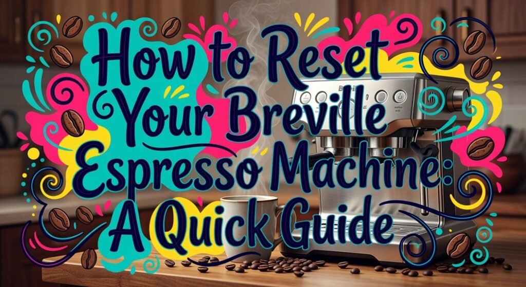 reset breville espresso quickly