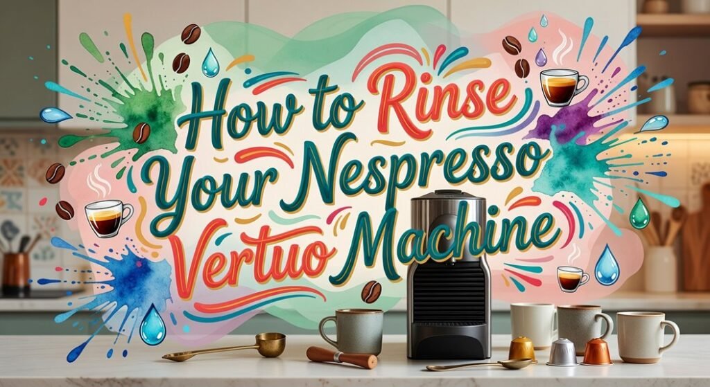 rinse nespresso vertuo machine