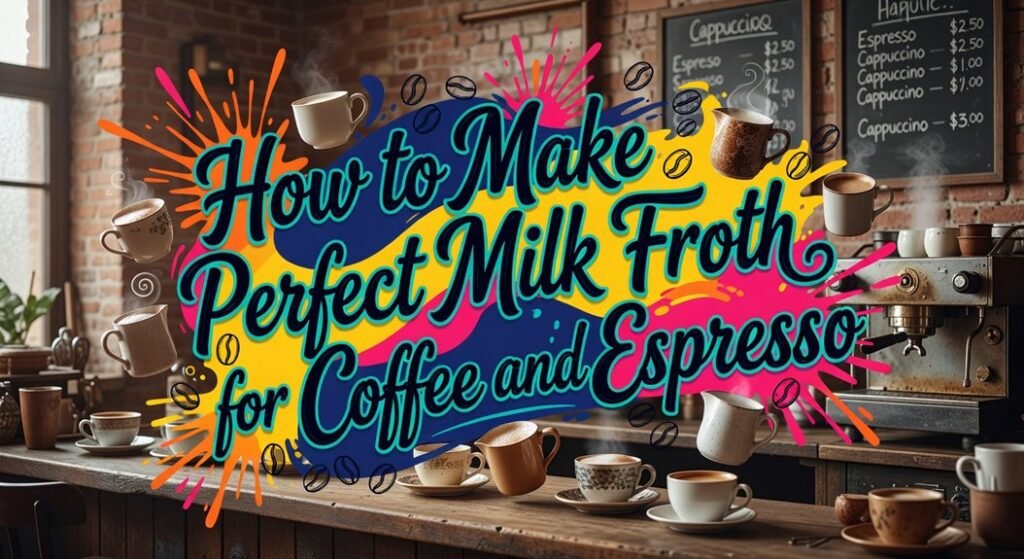 silky airy milk foam