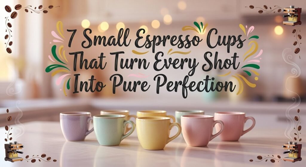 small espresso cups perfecting shots