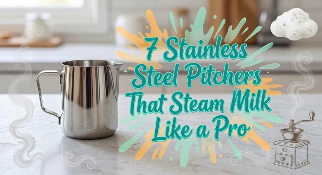 stainless pitchers steam milk