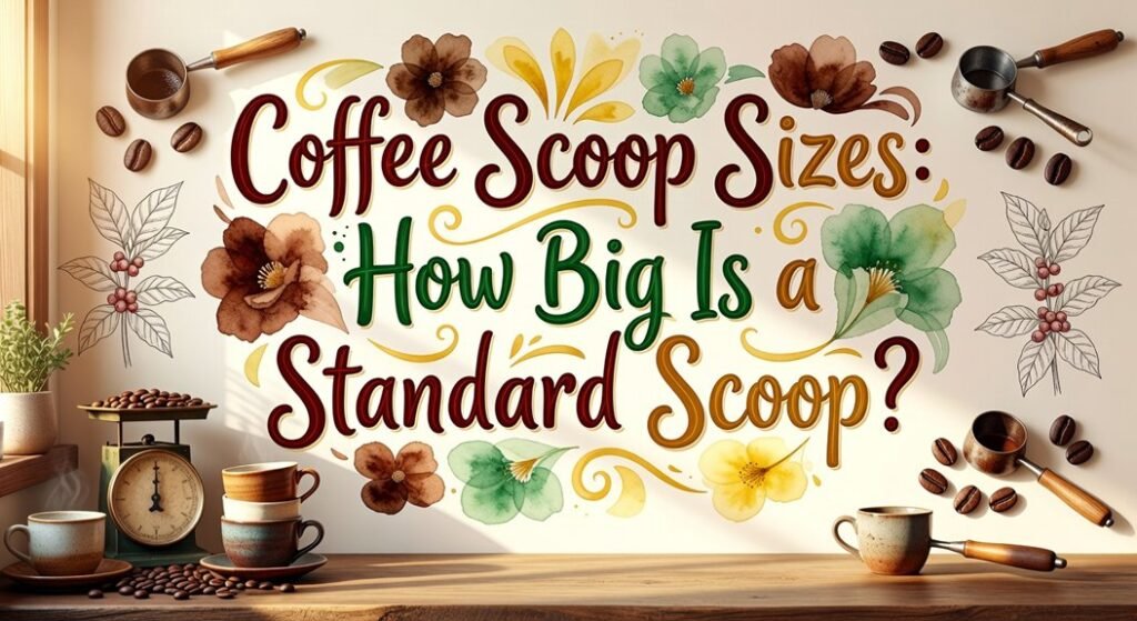 standard coffee scoop size