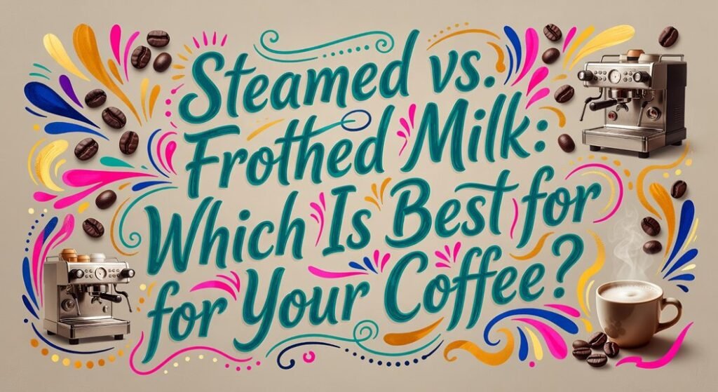 steamed versus frothed milk steamed versus frothed milk