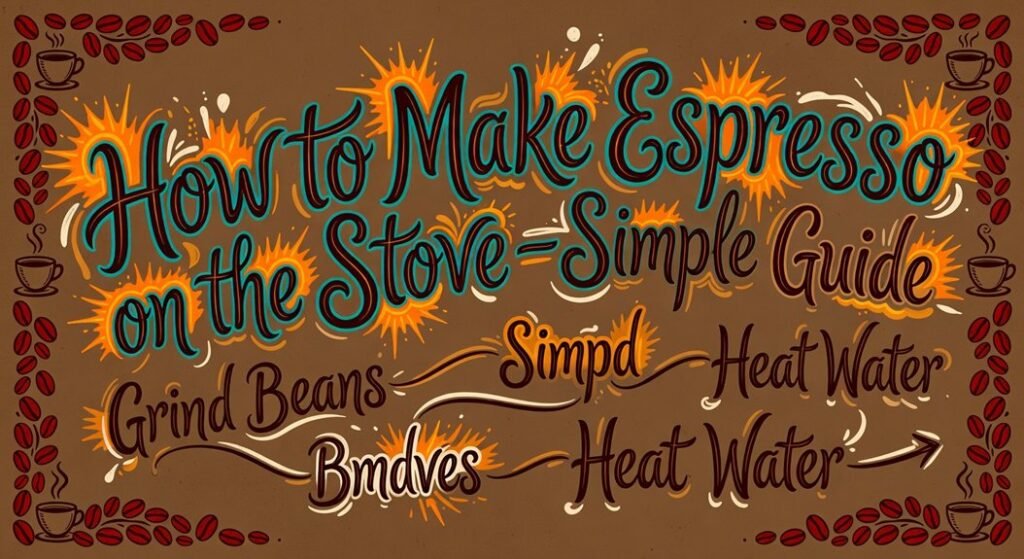 stove espresso preparation guide