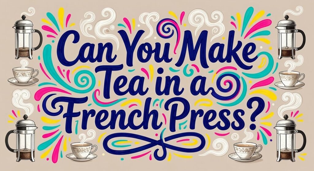 tea brewing via french press
