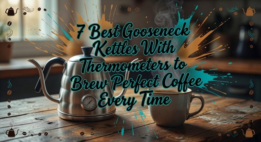 thermometer equipped gooseneck kettles