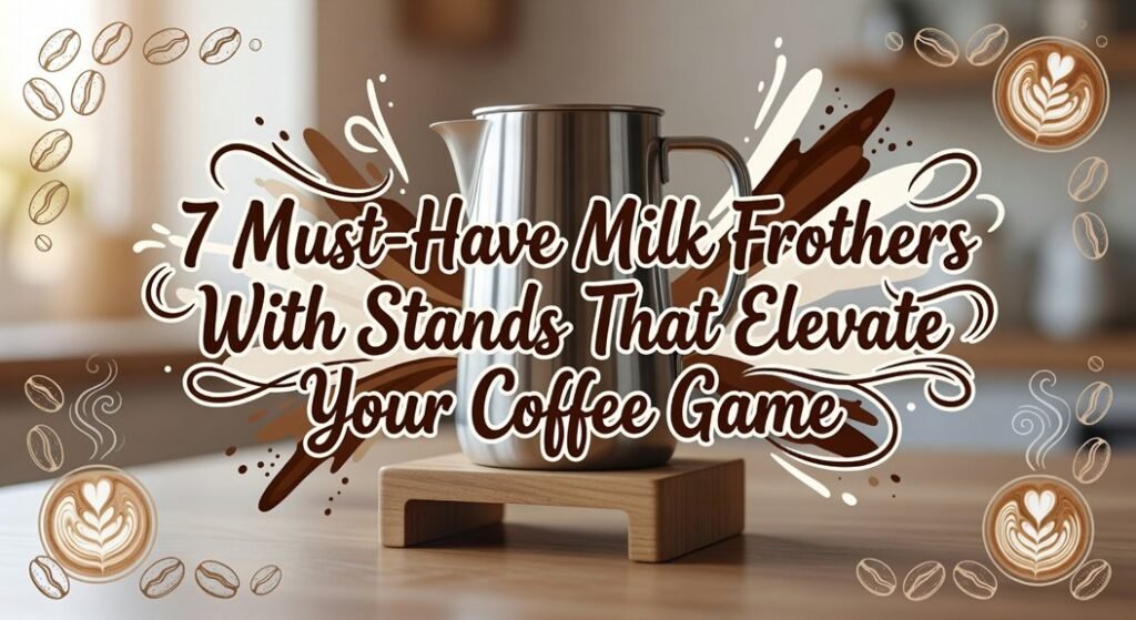 top coffee frothers with stands