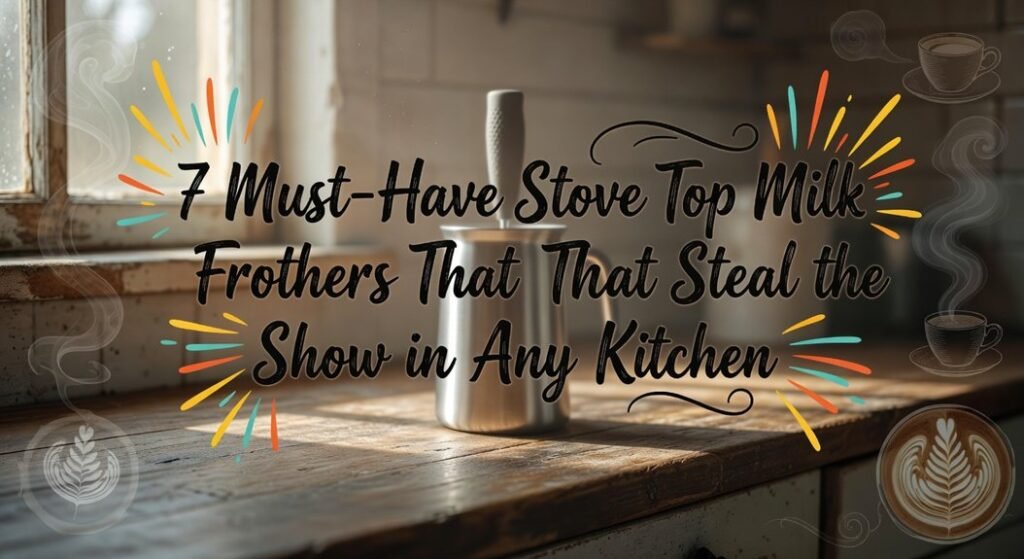 top stove milk frothers
