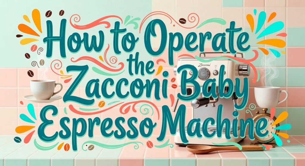 zacconi baby espresso operation